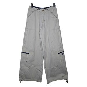 Vintage Y2K Breakdown Baggy Wide Leg Cargo Skater Rave Pants 26"x30" JNCO Style‎